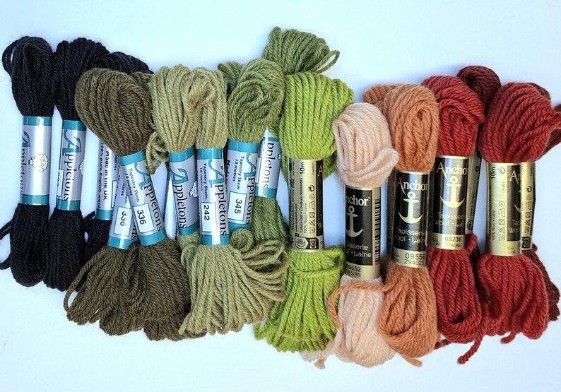 Autumn Goddess Tapestry Kit To Sew Yourself In Easy Counted Cross-stitch