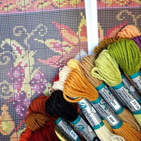 Autumn Goddess Tapestry Kit To Sew Yourself In Easy Counted Cross-stitch