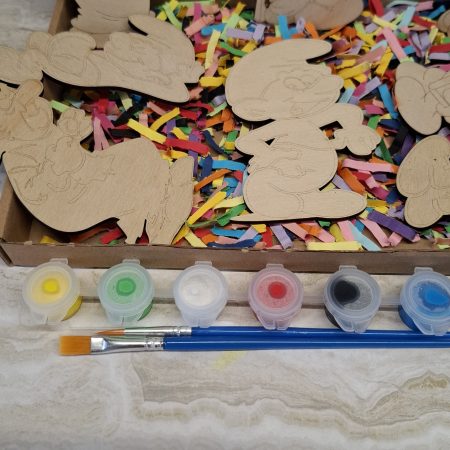 Paint your own Smurf's Craft kit - Holiday Painting Kit - Wooden Figures