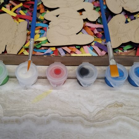 Paint your own Smurf's Craft kit - Holiday Painting Kit - Wooden Figures