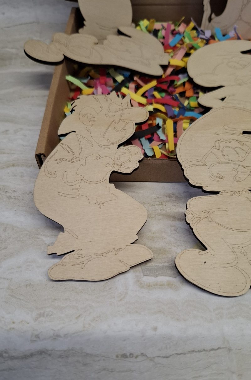 Paint your own Smurf's Craft kit - Holiday Painting Kit - Wooden Figures