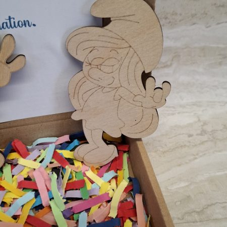 Paint your own Smurf's Craft kit - Holiday Painting Kit - Wooden Figures
