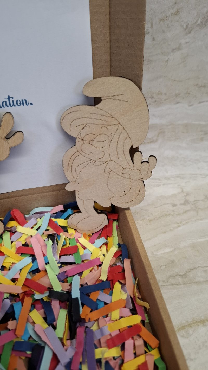 Paint your own Smurf's Craft kit - Holiday Painting Kit - Wooden Figures