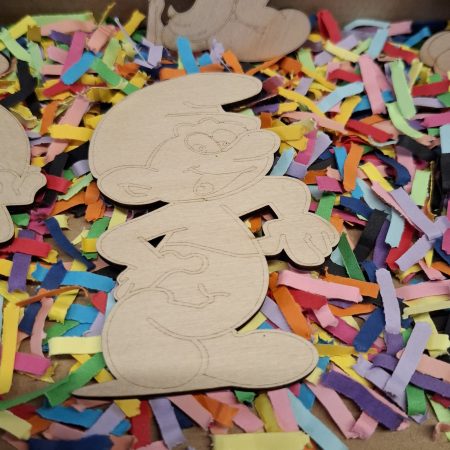 Paint your own Smurf's Craft kit - Holiday Painting Kit - Wooden Figures