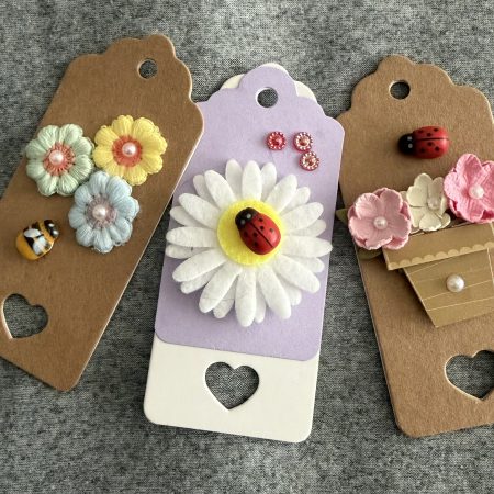 Hand crafted gift tags