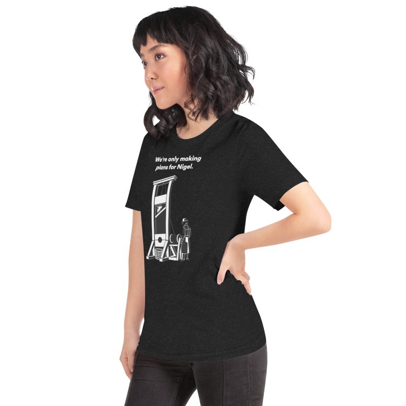 Viral “We’re Only Making Plans for Nigel” Black Unisex Cotton T-Shirt XS–4XL