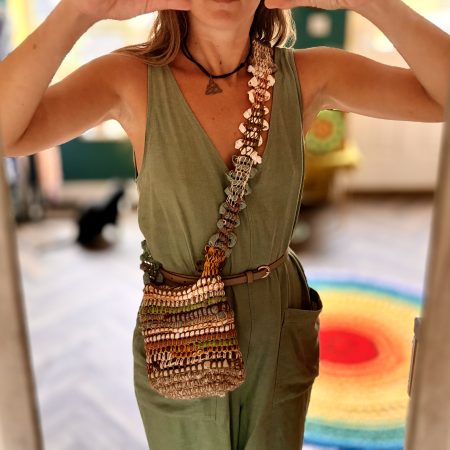 Handmade Rag Bag - Earthy