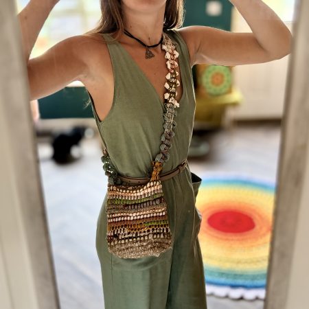 Handmade Rag Bag - Earthy