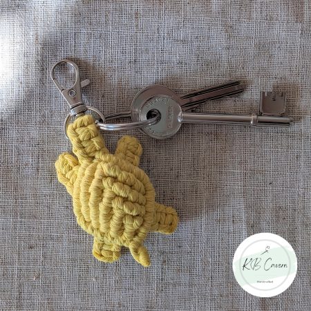 Macrame Turtle Keyring | Surfer/Beach gifts, Tortoise Gifts
