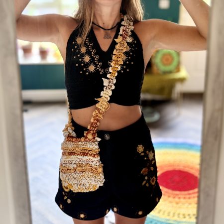 Handmade Rag Bag - Yellows
