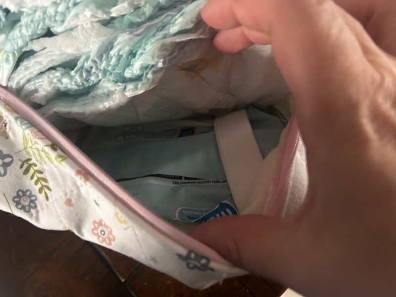 Baby nappy and wipes bag