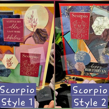 Scorpio Horoscope Zodiac Birthday Card | Handmade Star Sign Greeting Card | Astrology Birthday Card | All 12 Zodiac Signs Available