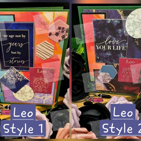 Leo Horoscope Zodiac Birthday Card | Handmade Star Sign Greeting Card | Astrology Birthday Card | All 12 Zodiac Signs Available