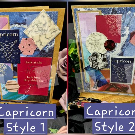Capricorn Horoscope Zodiac Birthday Card | Handmade Star Sign Greeting Card | Astrology Birthday Card | All 12 Zodiac Signs Available