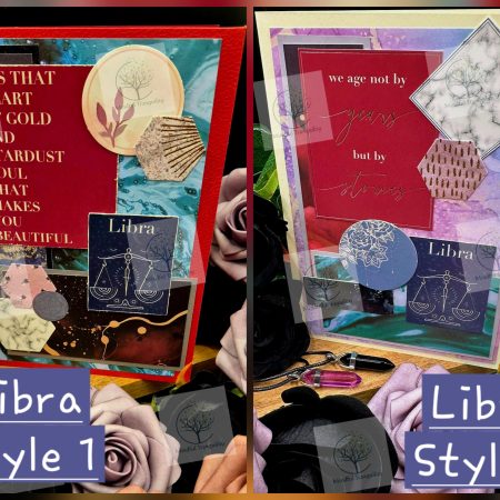 Libra Horoscope Zodiac Birthday Card | Handmade Star Sign Greeting Card | Astrology Birthday Card | All 12 Zodiac Signs Available