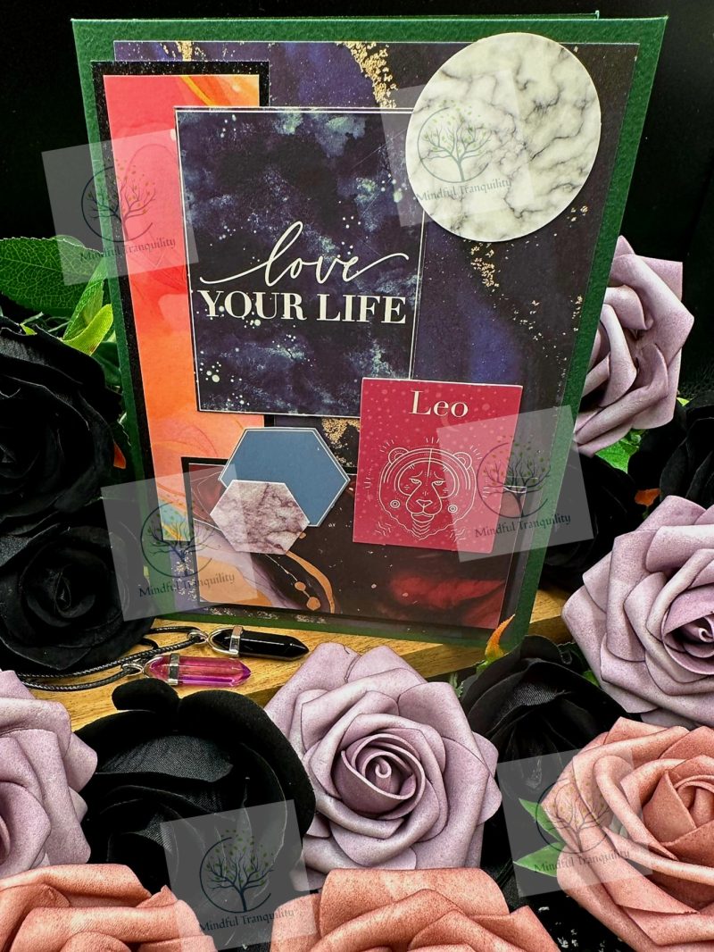 Leo Horoscope Zodiac Birthday Card | Handmade Star Sign Greeting Card | Astrology Birthday Card | All 12 Zodiac Signs Available
