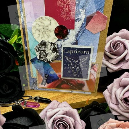 Capricorn Horoscope Zodiac Birthday Card | Handmade Star Sign Greeting Card | Astrology Birthday Card | All 12 Zodiac Signs Available