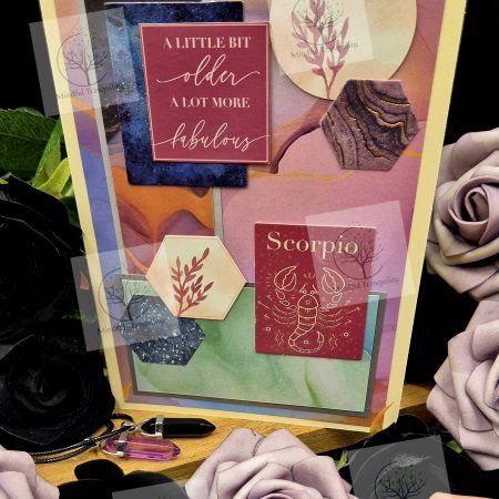 Scorpio Horoscope Zodiac Birthday Card | Handmade Star Sign Greeting Card | Astrology Birthday Card | All 12 Zodiac Signs Available