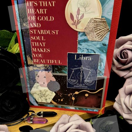 Libra Horoscope Zodiac Birthday Card | Handmade Star Sign Greeting Card | Astrology Birthday Card | All 12 Zodiac Signs Available