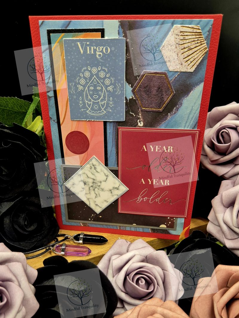 Virgo Horoscope Zodiac Birthday Card | Handmade Star Sign Greeting Card | Astrology Birthday Card | All 12 Zodiac Signs Available (Copy)
