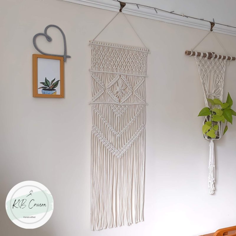 Macrame Wall Hanging | Boho Tapestry, Natural Home Decor