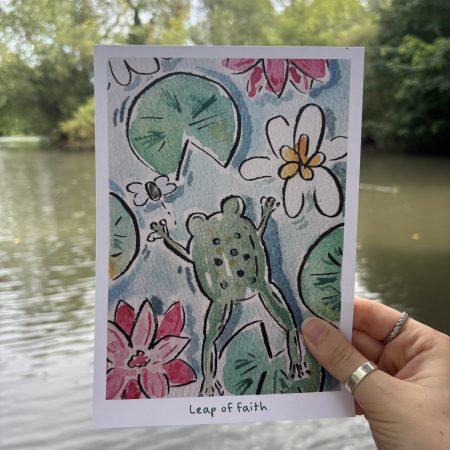 ‘Leap of Faith’ illustrated print