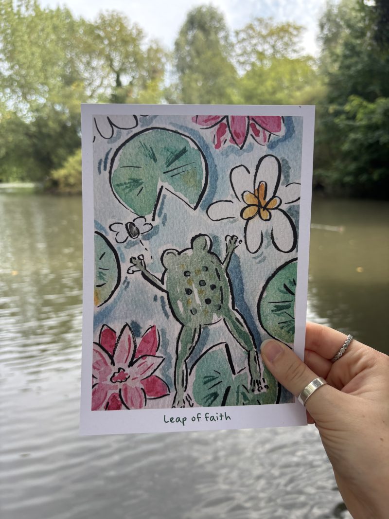 ‘Leap of Faith’ illustrated print