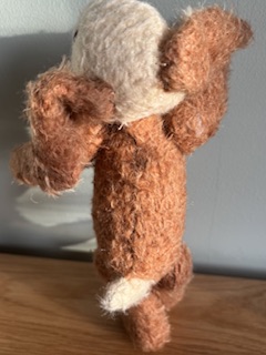 Handmade Fully Jointed Mohair Rabbit Soft Toy