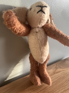 Handmade Fully Jointed Mohair Rabbit Soft Toy