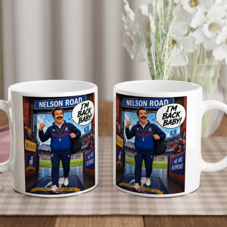 Ted Lasso Season 4 Comeback Mug – White 11oz Ceramic Football Comedy Design