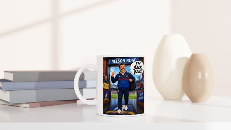 Ted Lasso Season 4 Comeback Mug – White 11oz Ceramic Football Comedy Design