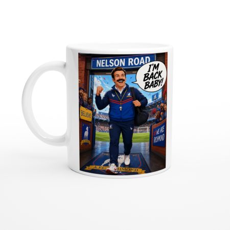 Ted Lasso Season 4 Comeback Mug – White 11oz Ceramic Football Comedy Design