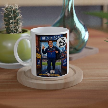 Ted Lasso Season 4 Comeback Mug – White 11oz Ceramic Football Comedy Design