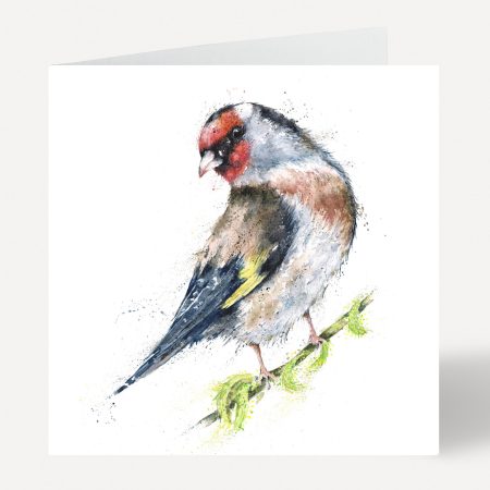 ‘Gabe’ Goldfinch Greeting Card