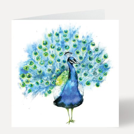 ‘Phillippe’ Peacock Greeting Card