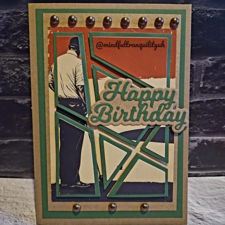 Handmade Golfer Birthday Card | Unique Golf Birthday Card | Luxury Golf Greeting Card | Sports Fan Birthday Card | Golf Lover Gift