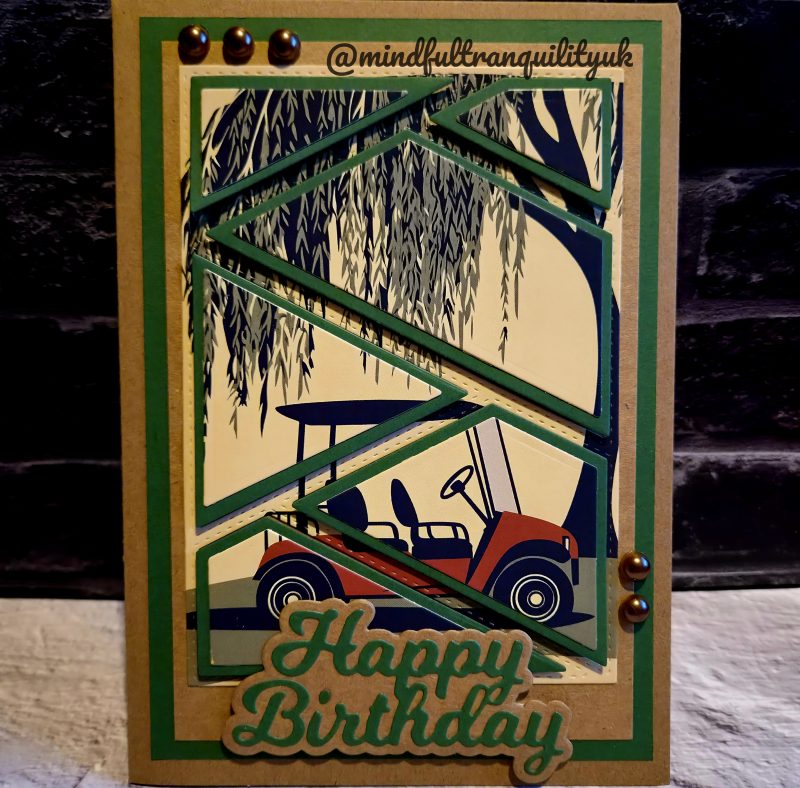 Handmade Golfer Birthday Card | Unique Golf Birthday Card | Luxury Golf Greeting Card | Sports Fan Birthday Card | Golf Lover Gift