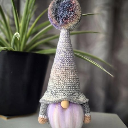 Beautiful handmade crochet gonk/gnome.