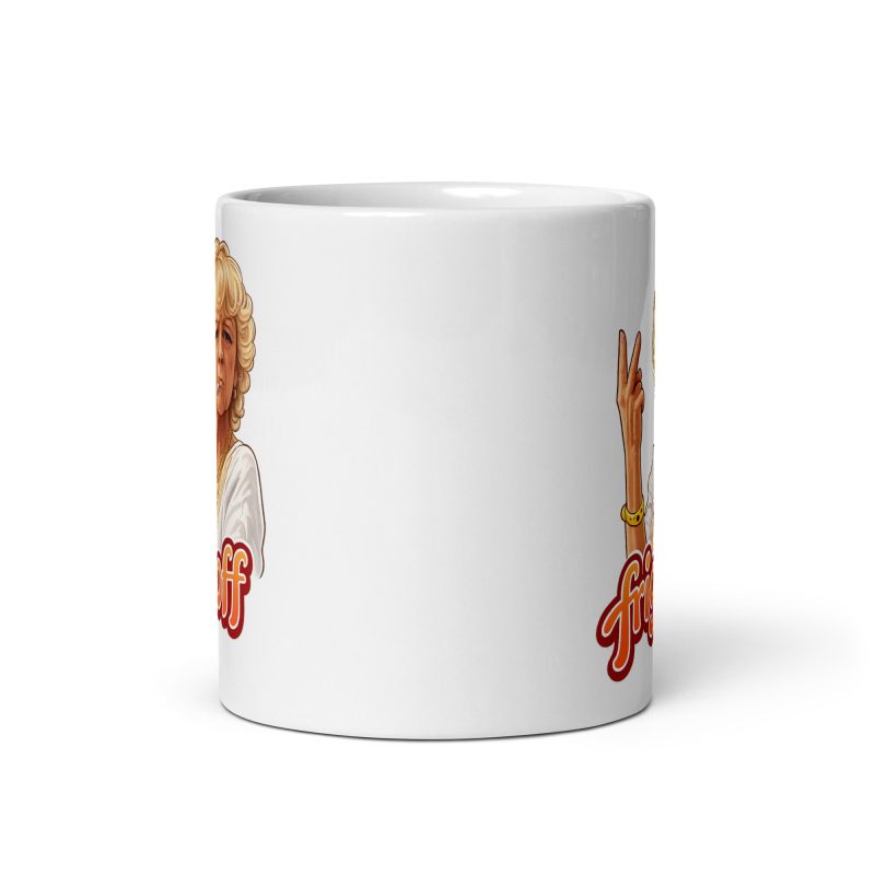 Madge from Benidorm Frig Off 11oz White Ceramic Comedy Mug