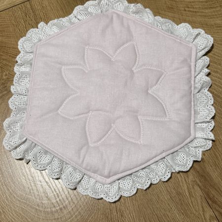 Plate pad /Floral Quilted