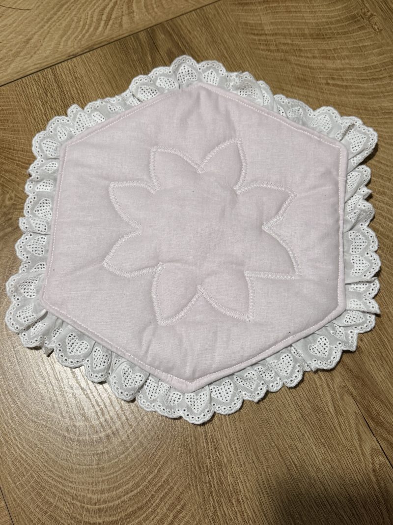 Plate pad /Floral Quilted