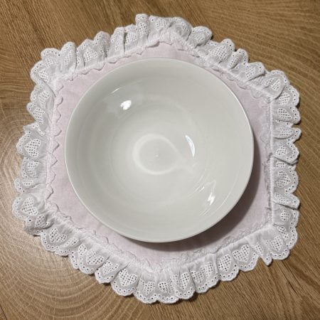 Plate pad /Floral Quilted