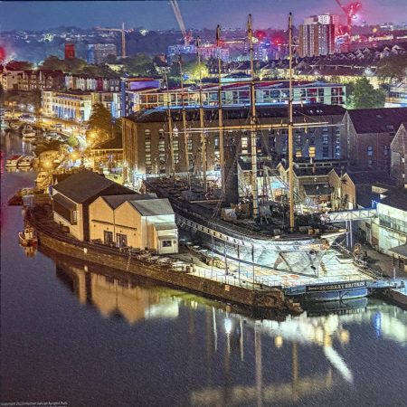 SS Great Britain print on Aluminium
