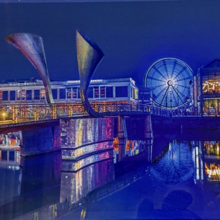 Pero Bridge in Bristol on Aluminium