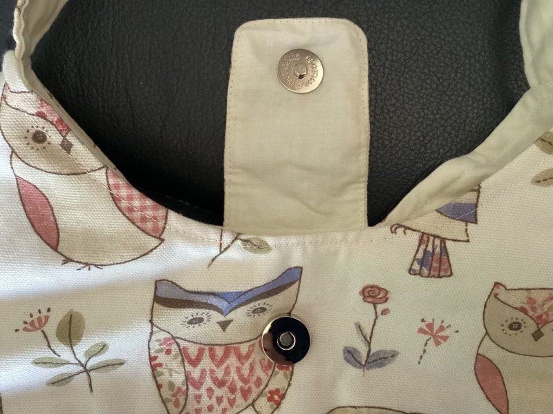 Really Cute Fabric Cream Owl Themed Phoebe Bag/Handbag/Shoulder Bag