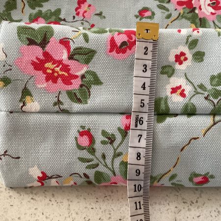 Beautiful Lined Bucket/Shoulder Bag Handmade using Cath Kidston Slate Blue Rose Fabric