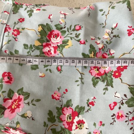 Beautiful Lined Bucket/Shoulder Bag Handmade using Cath Kidston Slate Blue Rose Fabric