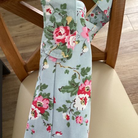 Beautiful Lined Bucket/Shoulder Bag Handmade using Cath Kidston Slate Blue Rose Fabric