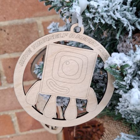 1 - 9 Numberblocks Themed Christmas Tree Decorations, Wooden Tree Present