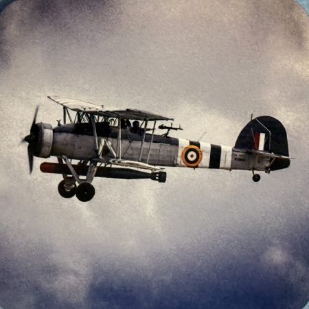Fairey Swordfish Coaster - Cork Backed
